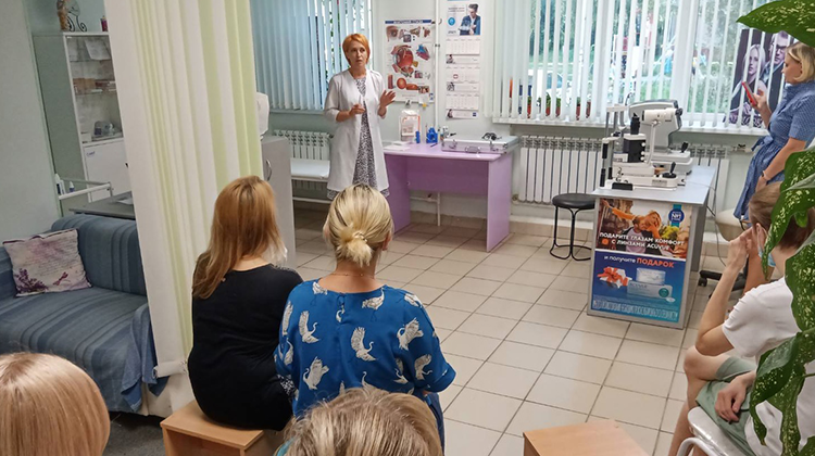 Беседа с офтальмологом